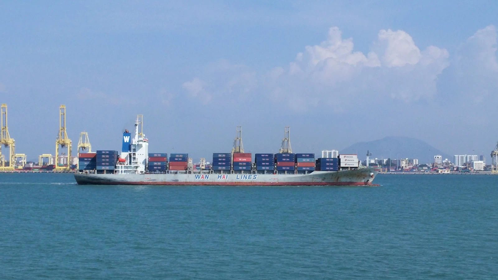 洋山港集约登轮 海事监管检查 一站式跨境供应链服务